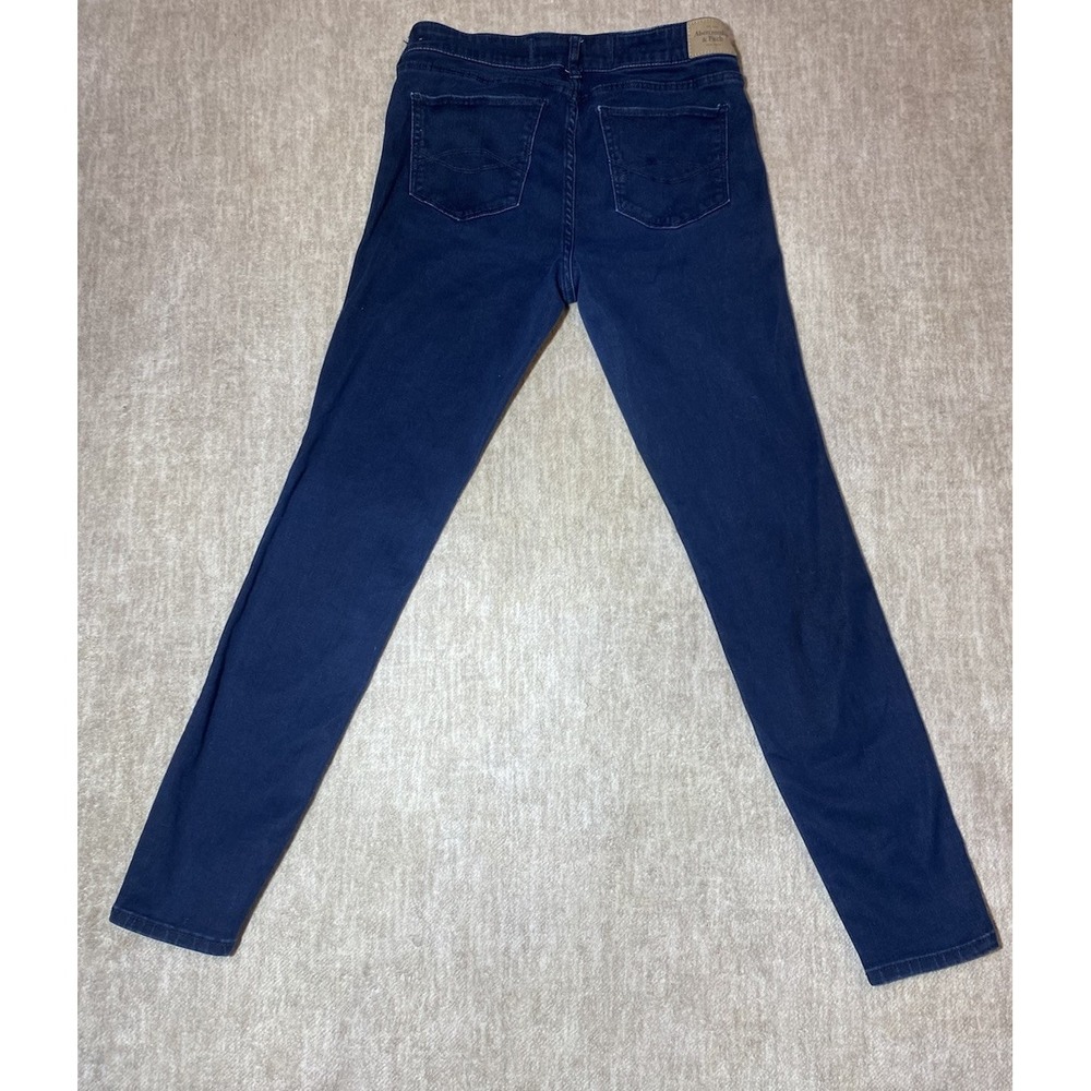 Abercrombie Fitch Jeans Womens 10R W30 L29 Blue The A&F Jegging Skinny - Picture 8 of 10